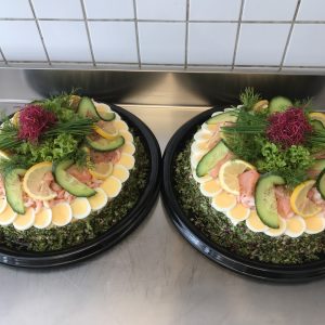 Smörgåstårta Räk & laxtårta